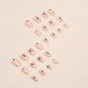 12 Sizes-24 Pcs Press On Nails W744