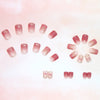 12 Sizes-24 Pcs Press On Nails R515