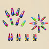 12 Sizes-24 Pcs Press On Nails Y694