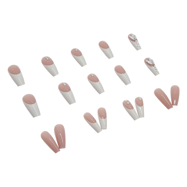 12 Sizes-24 Pcs Press On Nails Z241