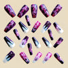 12 Sizes-24 Pcs Press On Nails Y1225