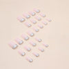 12 Sizes-24 Pcs Press On Nails W460