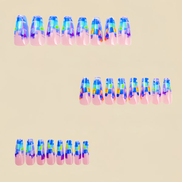 12 Sizes-24 Pcs Press On Nails Y687