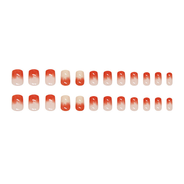 12 Sizes-24 Pcs Press On Nails R961