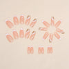 12 Sizes-24 Pcs Press On Nails W1154