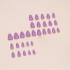12 Sizes-24 Pcs Press On Nails W1610
