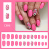 12 Sizes-24 Pcs Press On Nails C886