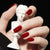 12 Sizes-24 Pcs Press On Nails CF001