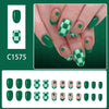 12 Sizes-24 PcsPress On Nails C1575
