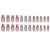 12 Sizes-24 Pcs Press On Nails W1595