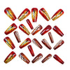 12 Sizes-24 Pcs Press On Nails Y1716