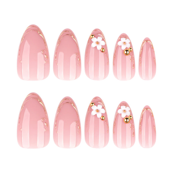 12 Sizes-24 Pcs Press On Nails JP4157