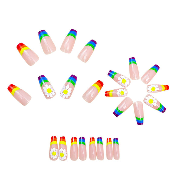 12 Sizes-24 Pcs Press On Nails Y1875