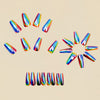 12 Sizes-24 Pcs Press On Nails Y1513