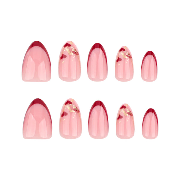 12 Sizes-24 Pcs Press On Nails JP3629