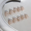 12 Sizes-24 Pcs Press On Nails Z918