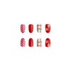 12 Sizes-24 Pcs Press On Nails C064