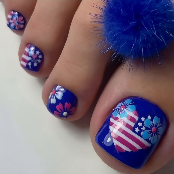 12 Sizes-24 Pcs Press On Nails Y1972