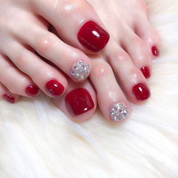 12 Sizes-24 Pcs Press On Nails JP1181