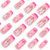 12 Sizes-24 Pcs Press On Nails JP3500