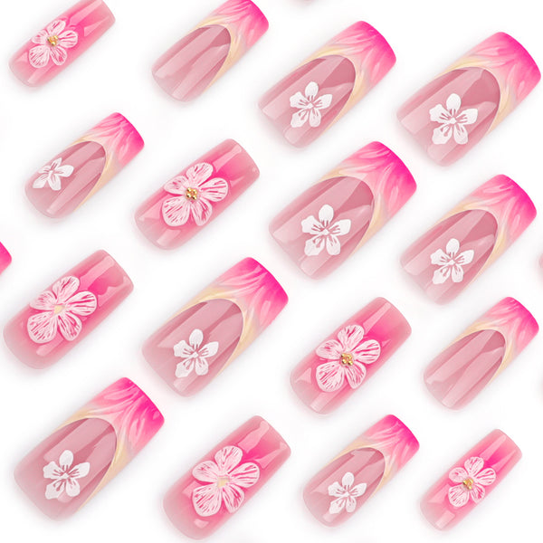 12 Sizes-24 Pcs Press On Nails JP3500