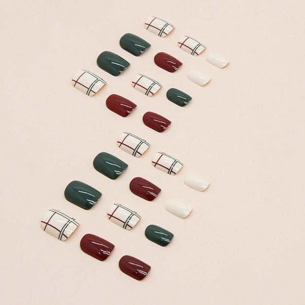 12 Sizes-24 Pcs Press On Nails W528