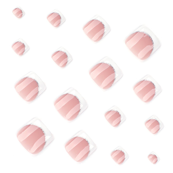 12 Sizes-24 Pcs Press On Nails JP4247