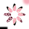 12 Sizes-24 Pcs Press On Nails C1163