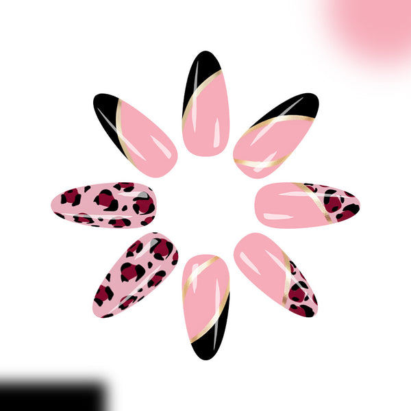 12 Sizes-24 Pcs Press On Nails C1163