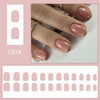 12 Sizes-24 PcsPress On Nails C819