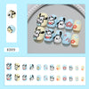 12 Sizes-24 Pcs Press On Nails K009