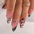 12 Sizes-24 Pcs Press On Nails C1163