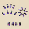 12 Sizes-24 Pcs Press On Nails Y699