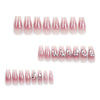 12 Sizes-24 Pcs Press On Nails GN002