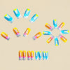 12 Sizes-24 Pcs Press On Nails Y1826