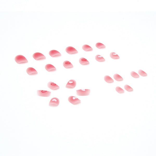 12 Sizes-24 Pcs Press On Nails R335
