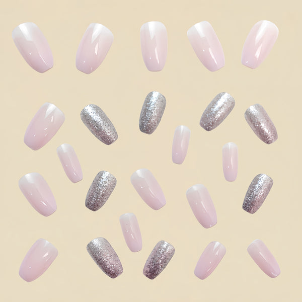 12 Sizes-24 Pcs Press On Nails Y489