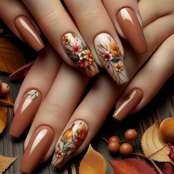 12 Sizes-24 Pcs Press On Nails Y1903