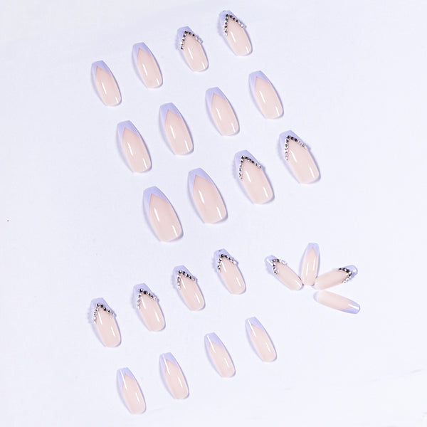 12 Sizes-24 Pcs Press On Nails JP1053