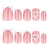 12 Sizes-24 Pcs Press On Nails JP4287