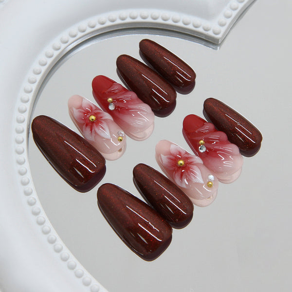 30 Pcs Press On Nails Z1382