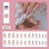 12 Sizes-24 Pcs Press On Nails W668