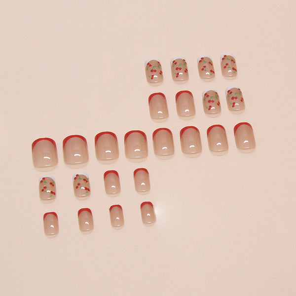 12 Sizes-24 Pcs Press On Nails W1681