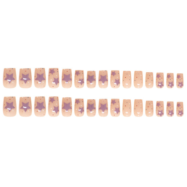 30 Pcs Press On Nails R874