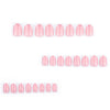 12 Sizes-24 Pcs Press On Nails JP3666