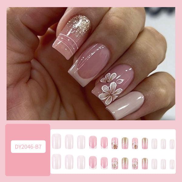 12 Sizes-24 Pcs Press On Nails DY2046-B7