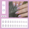 12 Sizes-24 Pcs Press On Nails W1992