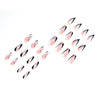 12 Sizes-24 Pcs Press On Nails JP1334
