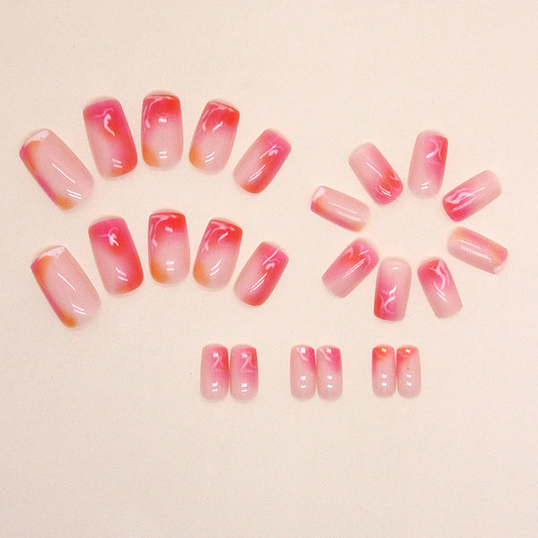 12 Sizes-24 Pcs Press On Nails W1314