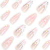 12 Sizes-24 Pcs Press On Nails JP2950